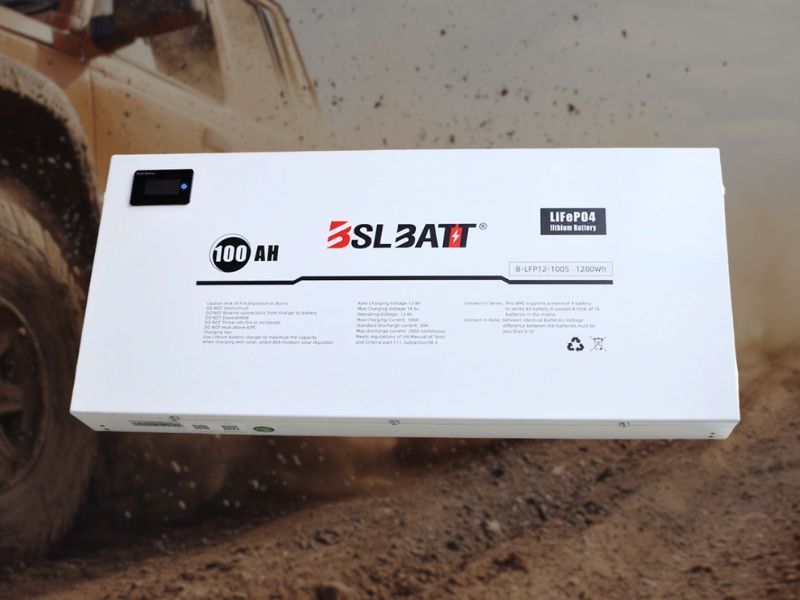 BSL LifeP04 Battery Flatpack 12v 100ah
