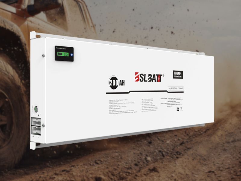 BSL LifeP04 Battery Flatpack 12v 200ah